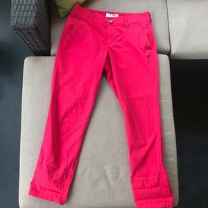 Hot pink ankle skinny pant